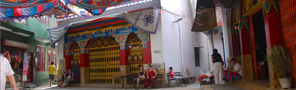 Majnu-Ka-Tilla Tibetan Camp in Delhi.