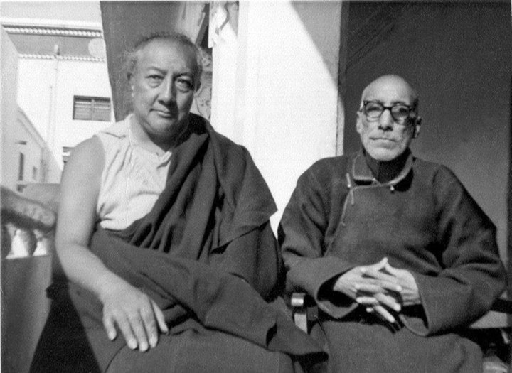 Dilgo Khyentse Rinpoche + Khunu Lama Tenzin Gyaltsen