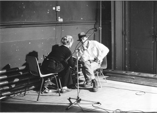 Joseph Beuys with Louwrien Wijers, 1978