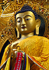 Golden Buddha statue